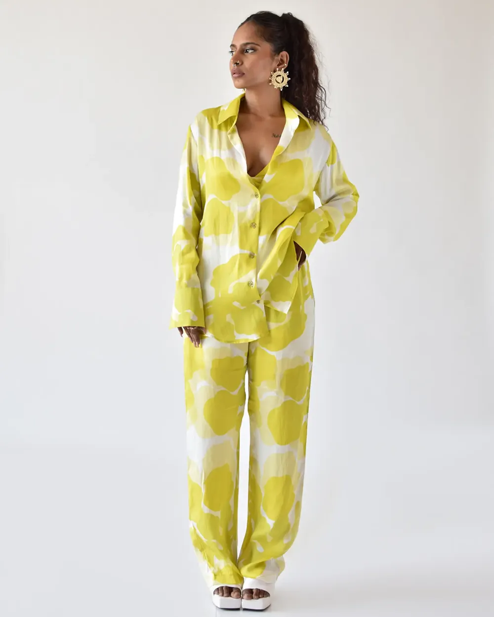 LIME LIANA SHIRT