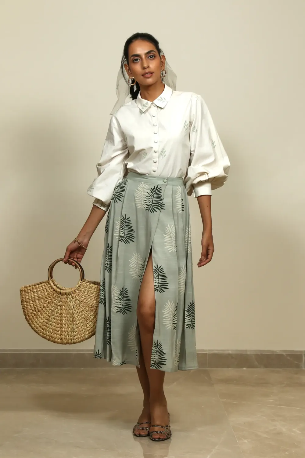 Classic Twist wrap skirt