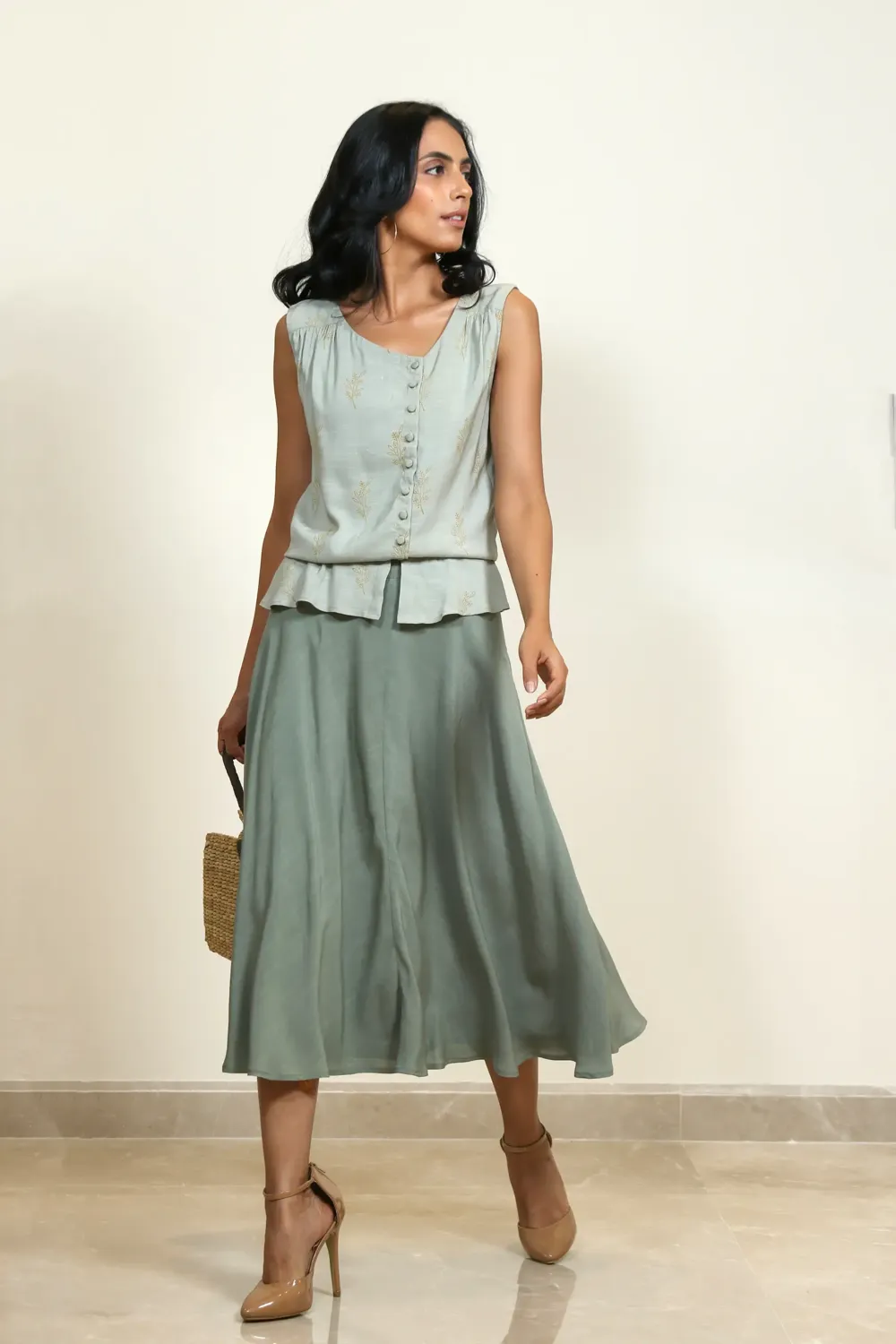 Perfectly Paired flared skirt