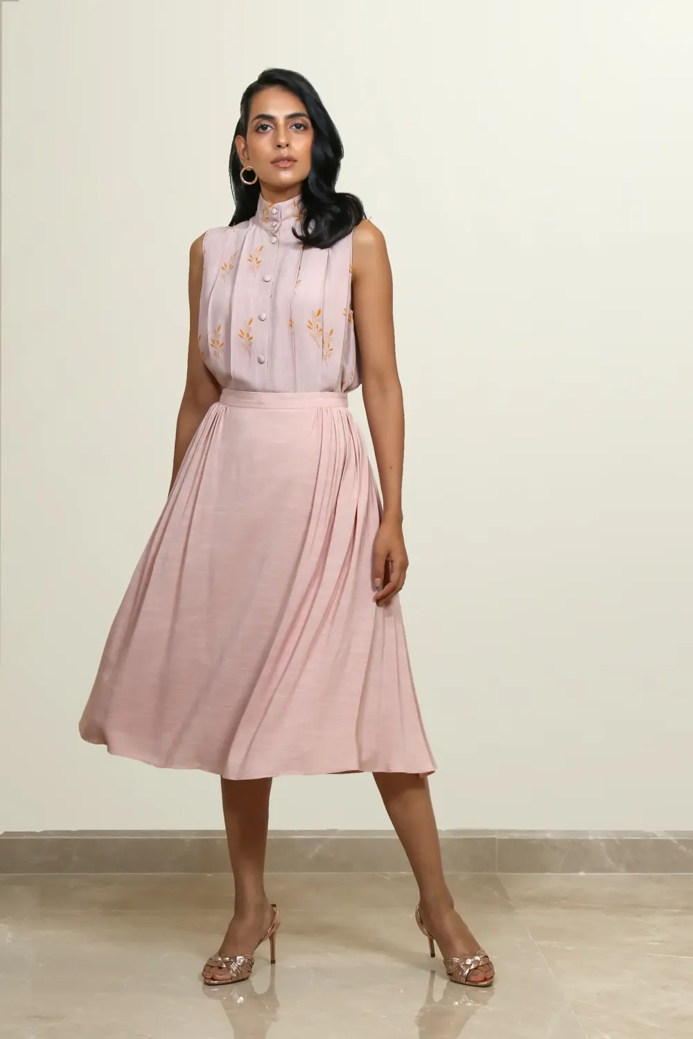 Sleek Style flared skirt