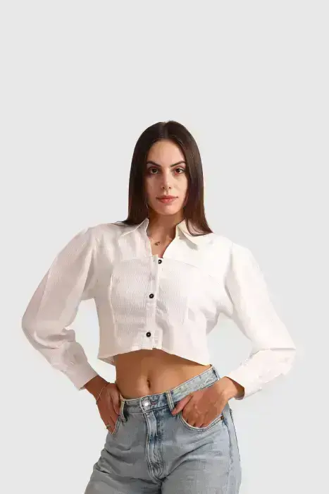 The Sea-sun to go to Miami crop shirt